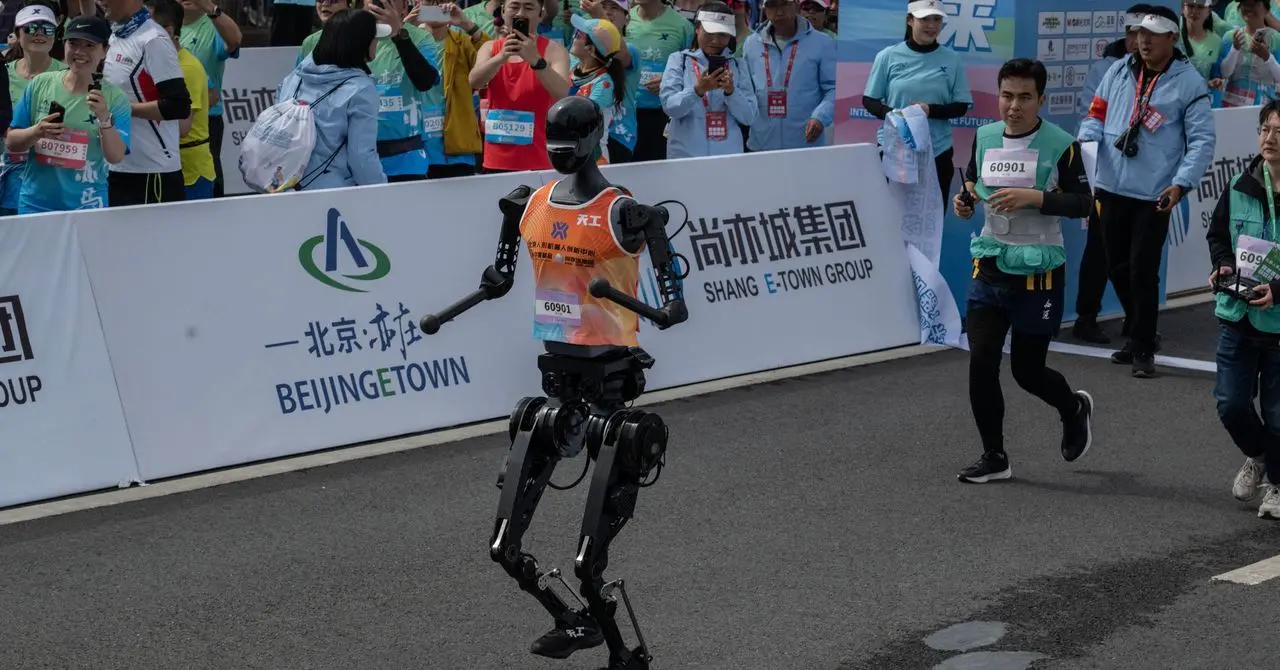 Humanoid Robots Compete in Beijing Half Marathon: A