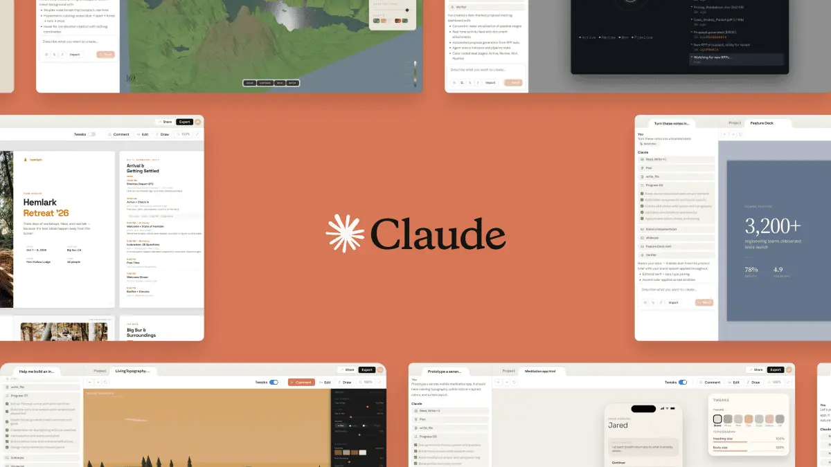 Anthropic unveils Claude Design, an AI design tool for rapid visual creation and prototyping