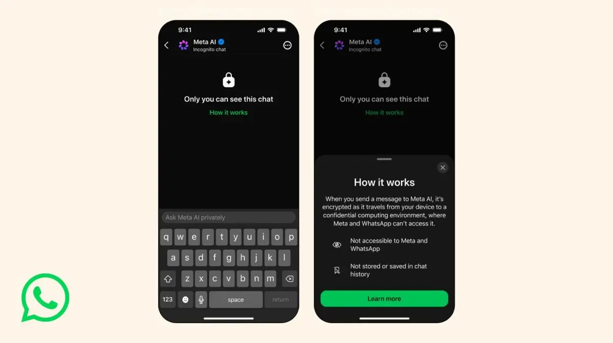 Meta AI launches Incognito Chat with end-to-end encryption that even Meta can't access