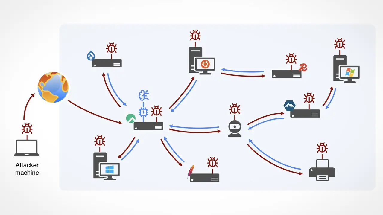 Researchers create AI-powered worms that adapt attacks and spread chaos across networks