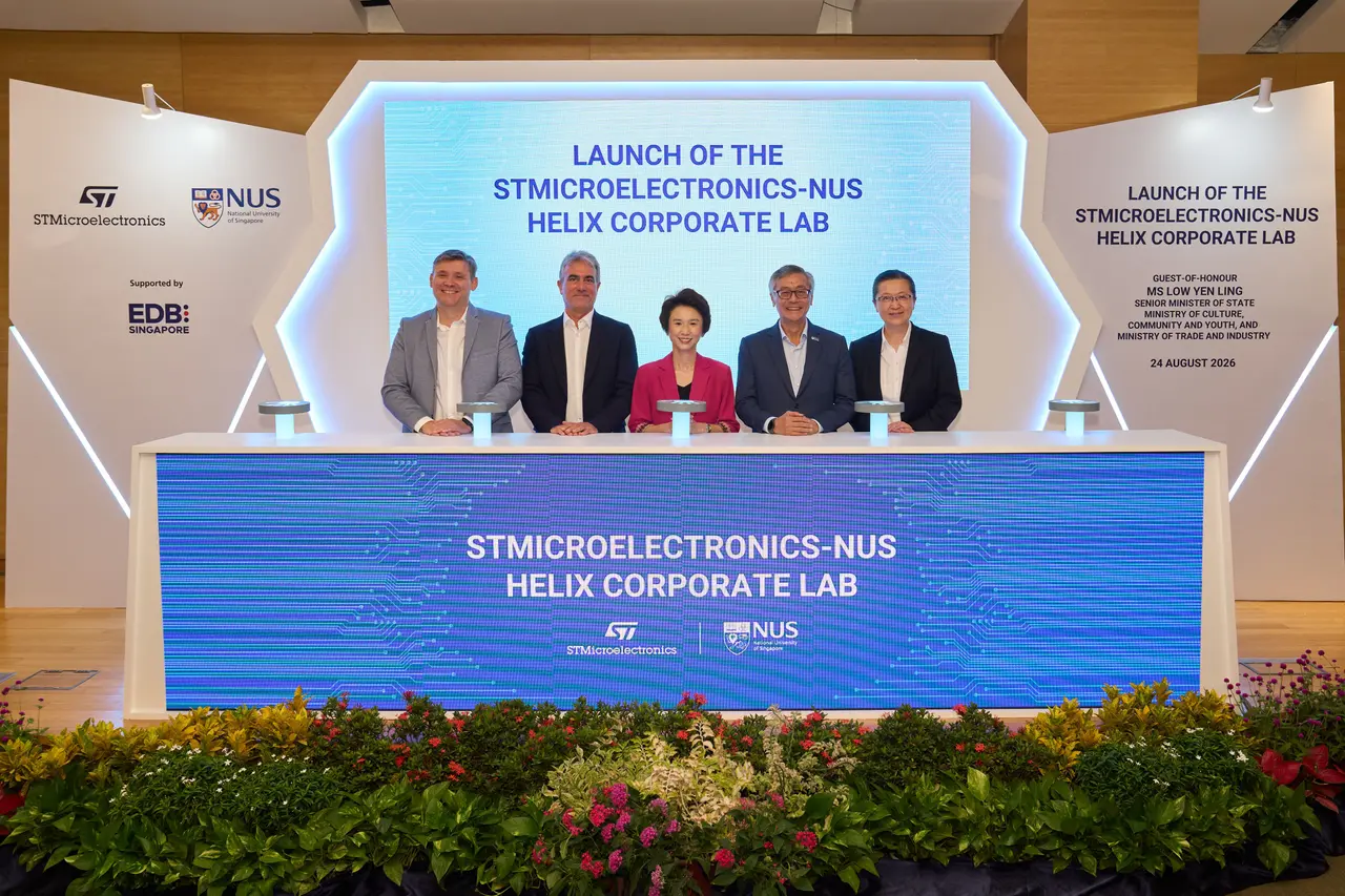 STMicroelectronics and National University of Singapore Launch Edge AI Lab to Advance Embodied Intelligence