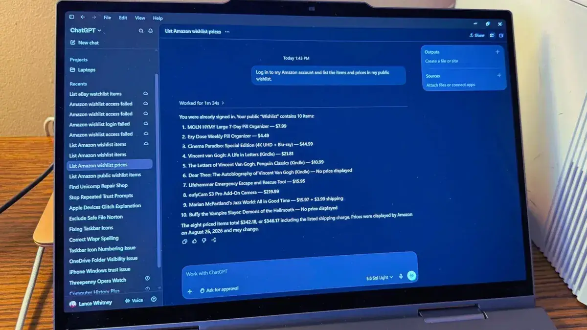 ChatGPT Work Now Logs Into Your Accounts Autonomously—But Security Experts Flag Major Risks