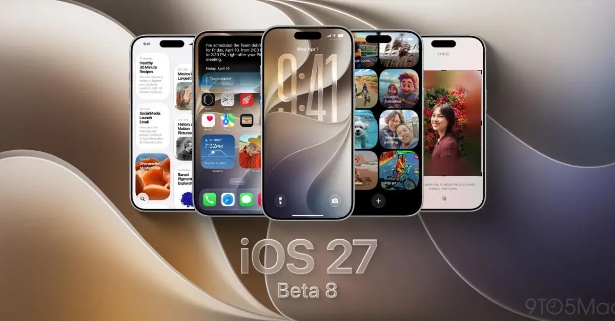 Apple Seeds Eighth Beta of iOS 27 With Major Siri AI Upgrade and Apple Intelligence Enhancements