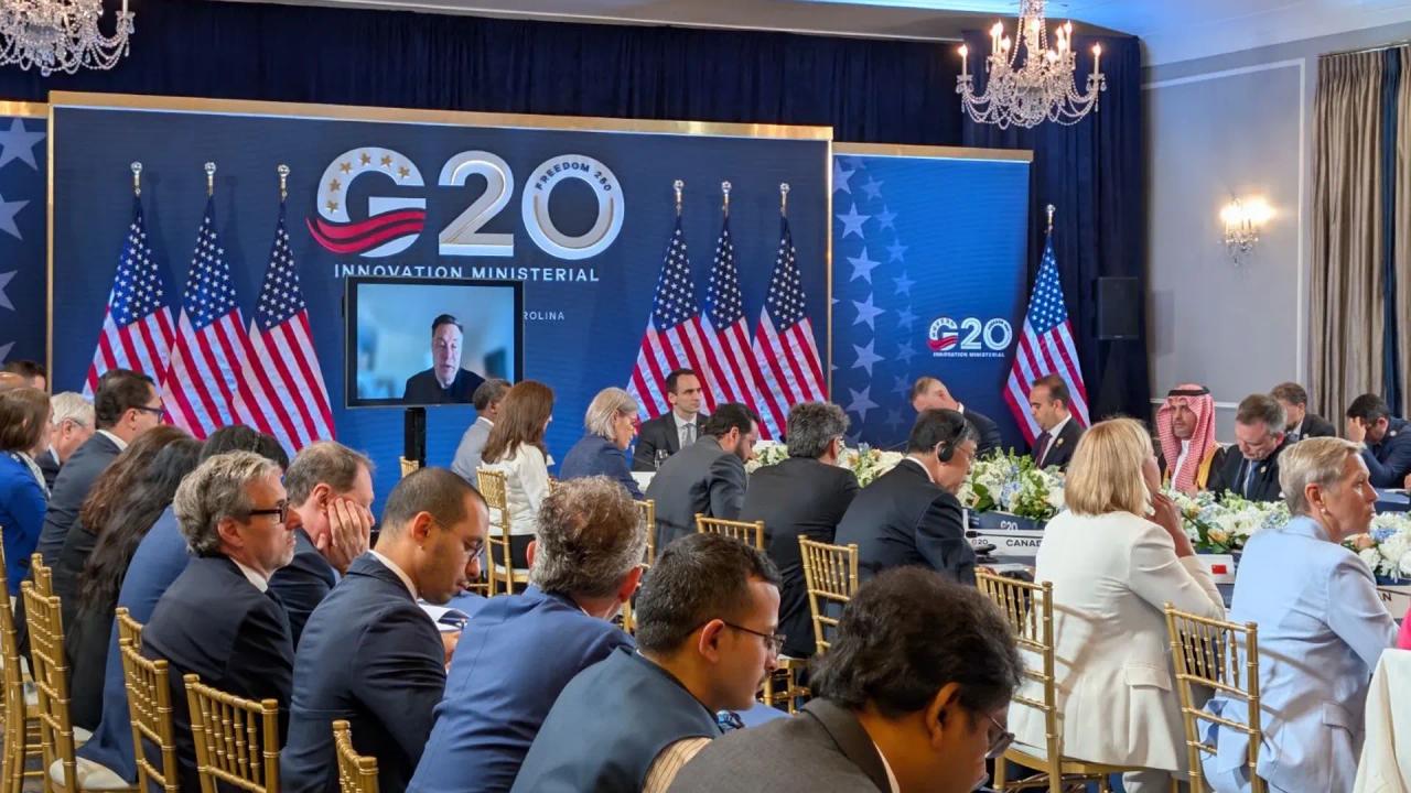 US Pushes Hands-Off Approach to AI Regulation at G20 Innovation Ministerial in North Carolina