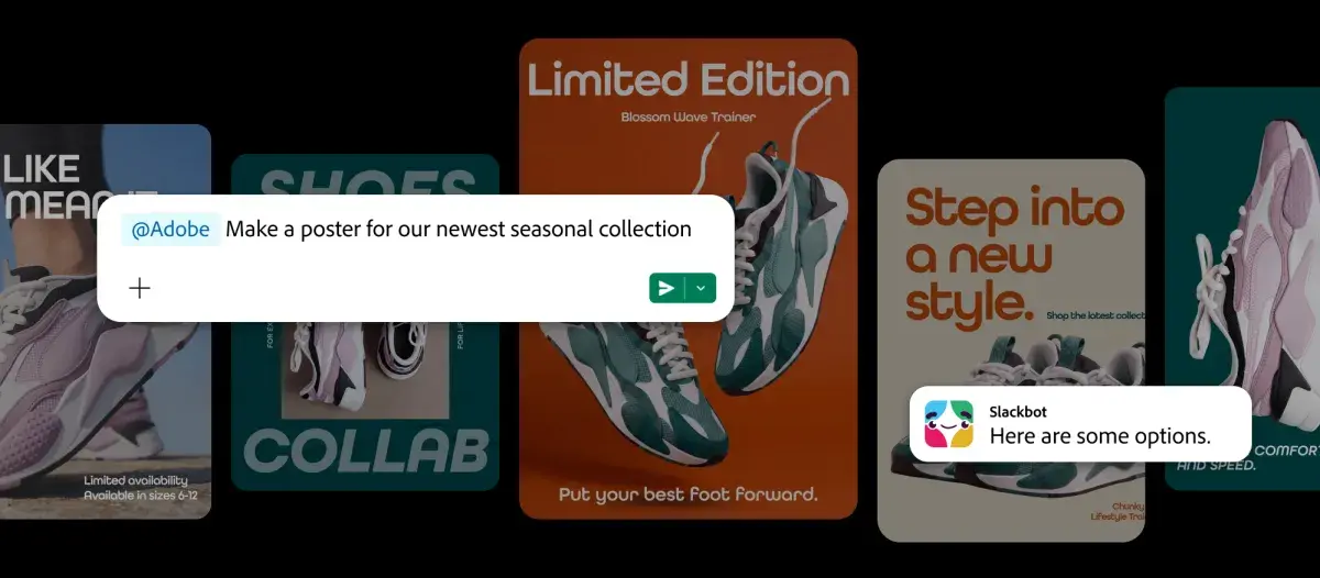 Adobe Brings Photoshop, Firefly, and 70+ Creative Tools to Slack Through AI Integration
