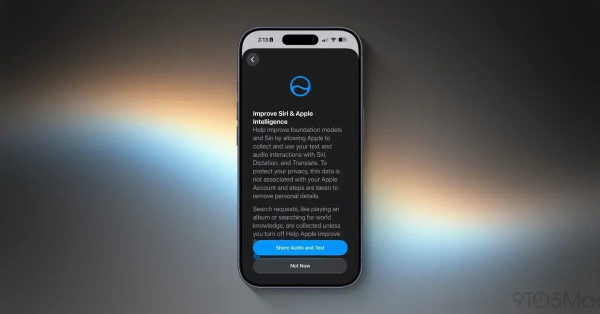 iOS 27 Siri AI Adds New Opt-In Setting for Sharing Data With Apple's Foundation Models