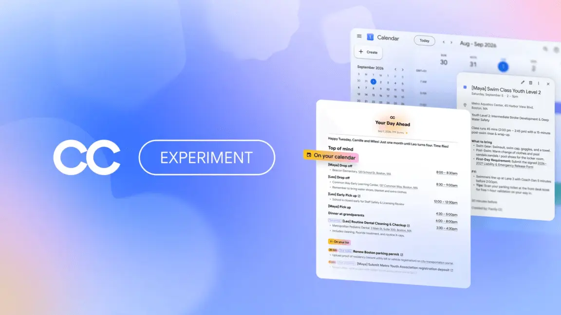 Google Expands Experimental AI Agent CC to Help Families Manage Household Tasks