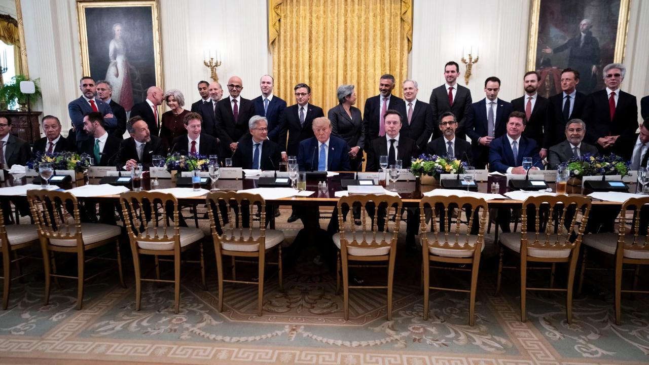 Trump's AI Summit Seating Chart Reveals $1.8 Trillion Power Structure Among Tech Titans