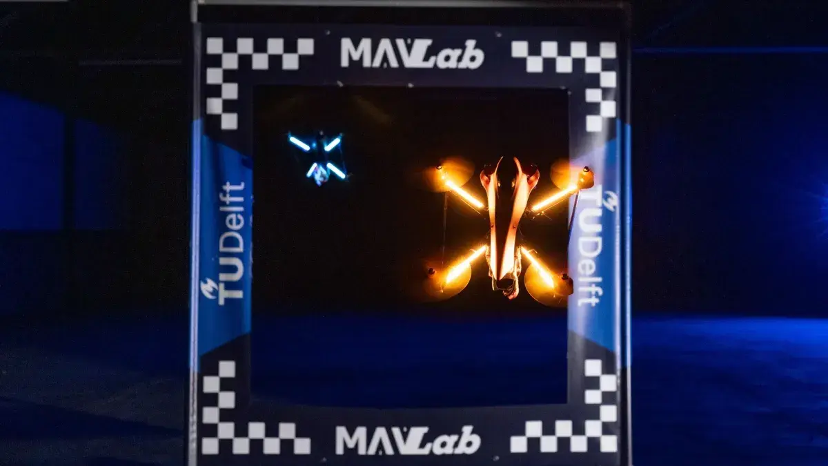 AI Racing Drone Outflies Human Champions Using Single Camera at 62 MPH